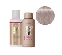Duo Rivelatore e Patina Schiarente Eclat Glaciale-Iridescente 9-19 BlondMe Schwarzkopf 2x60ML