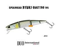 DUO SPEARHEAD RYUKI QUATTRO 70S Giappone Pesca , Hard Bait Trota ,Luccio,Snodato