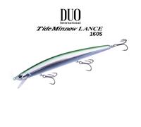 DUO TIDE MINNOW LANCE 160S - AZIONE: SINKING, PESO (GR): 28, LUNGHEZZA (MM): 160, COLORE: ASA0570 - GREEN BACK SILVER