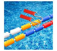 DUOAZJL Galleggiante per Piscina, Fune in Acciaio per Piscina, galleggianti in Corda per Piscina per Dividere la Cacca, cordone Galleggiante per Interni ed Esterni(Steel Wire,12m/40ft)