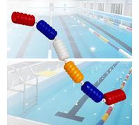 DUOAZJL Galleggiante per Piscina, Fune in Acciaio per Piscina, galleggianti in Corda per Piscina per Dividere la Cacca, cordone Galleggiante per Interni ed Esterni(Diameter 9cm,15m/50ft)