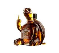 DUOAZJL Scultura artistica con statua - interessante decanter per whisky a forma di animale, decanter creativo per vino rosso da 300 ml, adatto per la decorazione di bar di casa