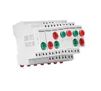 DUOCARA Interruttore Din Rail Light Button Switch Ac Dc 12v 24v 110v 220v 230v 1a 2a 5a 6a Interruttore di Controllo Start Stop Motore LED Indicare Modulo Luce