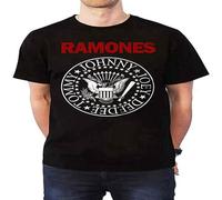 DUOduoAi Ramones 'Red Logo Presidential Seal' Mens T Shirt Size M