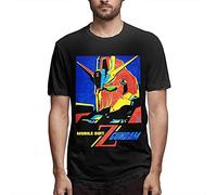 DUOduoAi Zeta Gundam Short Sleeve T Shirts for Men Size XL