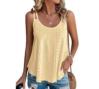 DUOEASE Canotta Donna Estive, Top Spaghetti Estivo Senza Maniche, Canottiera Donna Elegante