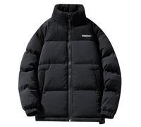 Duohropke Cord, piumino invernale da uomo, parka invernale con colletto alto, giacca Puffy, giacca invernale foderata, giacca trapuntata, giacca termica spessa, giacca a vento per le mezze stagioni