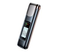 Duohropke Etilometro Portatile Alcoltest Portatile Certificato Etilometro, etilometro Ricaricabile, preciso della Polizia con Display LCD Digitale Blu, boccagli Non necessari