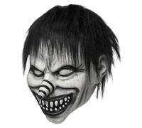 Duohropke Maschera horror per Halloween, maschera spaventosa, accessorio per feste, maschera per il viso, maschera da circo, per cosplay, giochi di ruolo, carnevale, feste a tema, killer clown