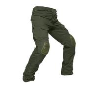 Duohropke Pantaloni tattici da uomo con ginocchiere, mimetici, da combattimento, per attività all'aria aperta, con tasche multiple stretch ripstop, pantaloni da lavoro Combat Tactical Trousers, Verde