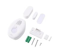 Duokon Allarme Wireless per Porte e Finestre da 80 DB All'apertura, Voce | Custodia in ABS, File Vocali MP3 USB Tipo C, per la Sicurezza dei Bambini/sicurezza Domestica, Garage Aziendale,
