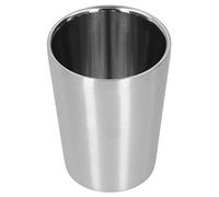 Duokon Bicchiere da birra in acciaio inossidabile Bicchiere da birra da 260 ml Bicchiere da birra in acciaio inox a doppio strato Bicchieri per sala da pranzo in