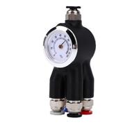 Duokon Connettore per Tubo Filamento, Adattatore PTFE 4 in 1, per | Igrometro meccanico, cappucci antipolvere inclusi, installazione senza attrezzi, per Lab P1P X1