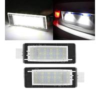 Duokon Coppia di luci targa-luce targa dacia duster lampada della luce LED della targa di immatricolazione del numero di auto senza errori 2 pezzi si adatta a 2010-2015