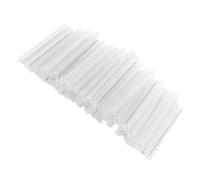 Duokon Guaina Trasparente per Giunzione di Fibra Ottica, 200 Pezzi 60mm | Tubo termorestringente PE EVA, supporto per ago in acciaio 304, protezione giunto di giunzione, riparazione cavo in fibra,