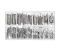 Duokon Kit Ancore per Cinturini Orologio 360pcs Acciaio Inossidabile | Spille per Spalline in Metallo per Band, 18 Misure in Custodia, Accessori Resistenti per Riparazione orologi.