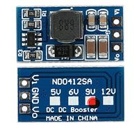 Duokon Modulo Convertitore Boost DC DC Regolatore di Tensione da 1 MHz Convertitore Step-up Fino Al 93% di Efficienza Protezione Multipla 5 V 6 V 9 12 per Dispositivi a Batteria Motori LED Progetti