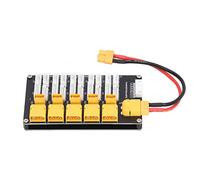 Duokon Scheda di Ricarica Parallela per Batteria Lipo XT30 XT60 Spina 5 Set 2-6S con Cavo di Bilanciamento 22AWG Cavo Principale 14AWG per Caricabatterie IMAX B6 Q6 Pro