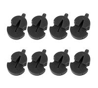 Duokon Set di 8 Silenziatori in Gomma per Pratica della Sordina per Violino a Foro Singolo, Accessori per la Riduzione del Rumore a Forma di Tourte Regolabile per Violino, Viola, Pratica a Tarda