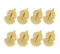 Duokon Set di 8 Silenziatori in Gomma per Pratica della Sordina per Violino a Foro Singolo, Accessori per la Riduzione del Rumore a Forma di Tourte Regolabile per Violino, Viola, Pratica a Tarda