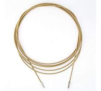 Duokon Strumento per Infilare Cavi Elettrici 5M 4mm Estrattore per Cavi a 3 Nuclei con Testa a Molla a 360 Gradi Connessione Stretta per Canalina a Pavimento Fessura a Parete Cablaggio per Tubi Ad