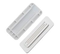 Duokon Supporto per Ciabatta, Supporto da Parete Autoadesivo in ABS per Ciabatta, 10 X 4 X 0,6 Cm, Organizer per Cavi Salvaspazio per Presa di Corrente del Router Nella Configurazione della