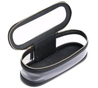 Duolan - Beauty case trasparente da viaggio per cosmetici da viaggio trasparente, Nero , SLIM-2, Custodia per pennelli da trucco