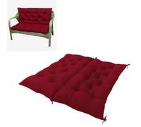 DUOLEH Cuscini per dondolo da portico con schienale, cuscini antiscivolo per sedia con legacci, cuscini per panca ispessiti, cuscini di ricambio per panche, tappetini per sedie per mobili da interni