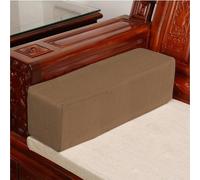 DUOLEH Cuscino di supporto per letto e divano, dimensioni personalizzate, cuscino lombare per leggere e rilassarsi, colmare lo spazio tra il letto e il lato della parete (40 x 20 x 20 cm, marrone)