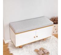 DUOLEH Cuscino per sedia lunga, per panca da interni, a 2/3/4 posti, per panca da pranzo, divano, spessore 5 cm, con rivestimento rimovibile (70 x 30 x 5 cm, grigio chiaro)