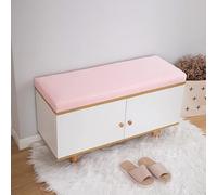 DUOLEH Cuscino per sedia lunga, per panca da interni, a 2/3/4 posti, per panca da pranzo, divano, spessore 5 cm, con rivestimento rimovibile (160 x 50 x 5 cm, rosa)