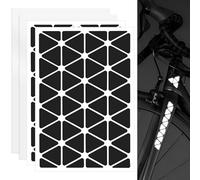 Duoleimi Set di Adesivi Riflettenti - autoadesivi per Biciclette, caschi, passeggini, Scooter, motociclette - Riflettenti per la Sicurezza al Buio