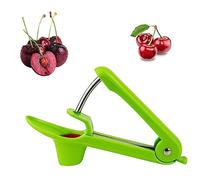 Duoleimi Snocciolatore per Ciliegie, Snocciolatore per Ciliegie in Acciaio Inossidabile, Snocciolatore per prugne, Snocciolatore per susine, Snocciolatore Manuale per Frutta (Verde)