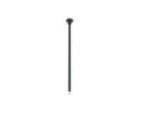 DUOLINE KIT 2 DISTANZIATORI A SOFFITTO LUNGHE NERO H. 25CM PER SISTEMA BINARIO