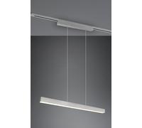 DUOLINE PAROS SOSPENSIONE LED 29W 3400lm, 3000K BI-EMISSIONE METALLO ACCIAIO SATINATO L. 90CM DIMMERABILE