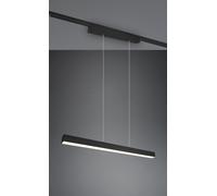 DUOLINE PAROS SOSPENSIONE LED 29W 3400lm, 3000K BI-EMISSIONE METALLO NERO L. 90CM DIMMERABILE