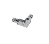 DUOLINE RACCORDO A L DESTRO ALLUMINIO L. 10CM X H. 9CM PER SISTEMA BINARIO