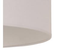 Duolla Paralume color avorio, crema, Ø 60 cm, altezza 35 cm, tessuto Duolla