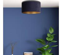 Duolla Plafoniera Golden Roller Ø 40 cm blu scuro/oro Duolla