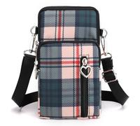 DuoLmi Borsa a Tracolla da Donna, Piccola Borsa, Fascia da Braccio per Cellulare con Porta Cuffie, Mini Borsa a Tracolla con Cinghie Regolabili Staccabili