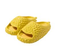 DuomaiJJ Ciabatte da Doccia Pantofole Donne Estate Coppia di Moda Casa Usura Esterna Sandali A Fondo Morbido-giallo-44-45