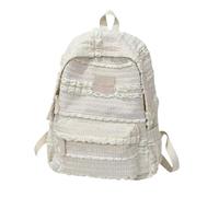 DuomaiJJ Zaino Scuola Backpack Nylon Nylon Wattiva di qualità Femmile Baggi Deimatura Backpacks Schopa per Giorni Automagi-Bianco