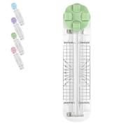 Duomiluo 4 in 1 Paper Cutter, Duomiluo Paper Cutter 4 in 1 Multi-Function Scrapbooking Tool with Straight, Wave, Perforated & Creasing Blades for Cutting Papers, Photos, Scrapbook (Green)
