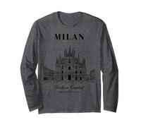 Duomo di Milano Skyline Classic Maglia a Manica
