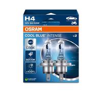 DuoPack Osram H4 Alogeno 12V 60/55W P43T Cool Blue Intenso NextGen. 5000K +100%