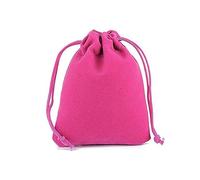 Duories 10 Sacchetti in velluto per gioielli Sacchetti regalo grandi con cordoncino Sacchetti regalo in tessuto da riempire Sacchetti in velluto per matrimonio Festa Regalo Gioielli Regali gioielleria