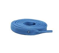 Duories 2 paia di lacci piatti spessi da 1 cm, per scarpe da ginnastica, scarpe da corsa, scarpe da calcio, blu cielo, 110 cm