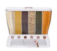 Duoruameng Dispenser per cereali, 6 griglie, per la conservazione di legumi