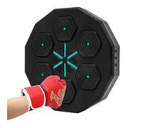 DUOSAMY Music Boxing Machine Elettronica Bluetooth Boxing Machine con Musica, LED Music Boxe Training Punching, 1 paio di guanti da boxe, per adulti e bambini, allenamento antistress