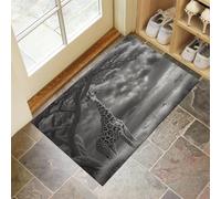 DUOTCYELE Zerbino Con Oceano Delfini, Tappetino per Ingresso E Ingresso Con Animali In Un Dipinto Ad Olio Minimalista, Decorazione per Interni Ed Esterni, Antiscivolo, Facile Da Pulire, 50 x 80 cm